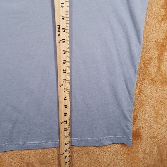 CALVIN KLEIN Sleepwear Mens XL Gray Pullover Crew Logo Tee T-Shirt - Picture 6 of 7